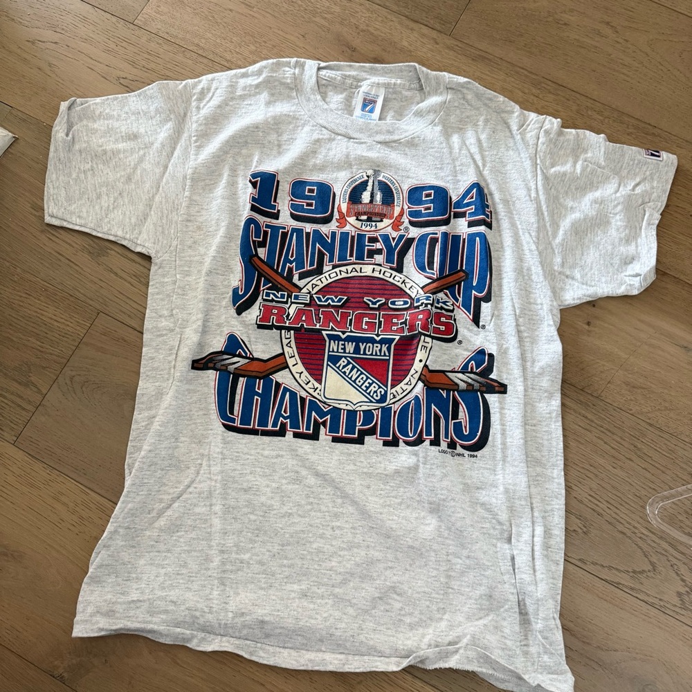 vintage New York Rangers tshirt